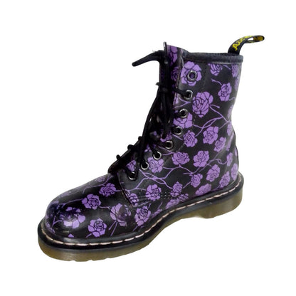 1460 Black & Purple Gothic Rose | 5 UK