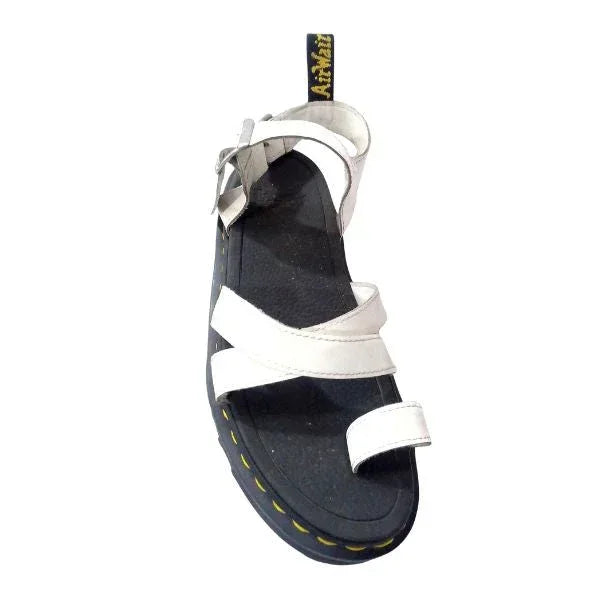 Avry White Leather Sandal | 6 UK - Preloved Docs