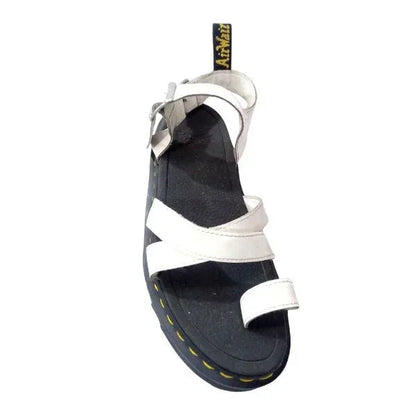 Avry White Leather Sandal | 6 UK - Preloved Docs