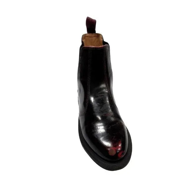 Floral Oxblood Patent Leather | 4 UK - Preloved Docs