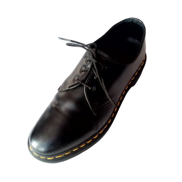 1461 Mono Black Leather Oxford Shoe | 7 UK