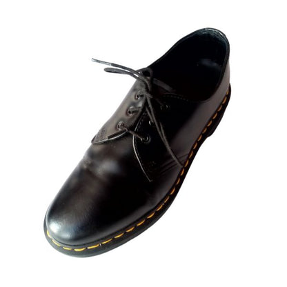1461 Mono Black Leather Oxford Shoe | 7 UK