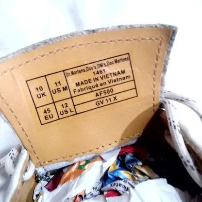 1461 Milled Nubuck Oxford Parchment Beige | 10 UK - Preloved Docs