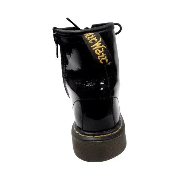 Delaney Patent Leather Ankle Boots | 12 UK - Preloved Docs