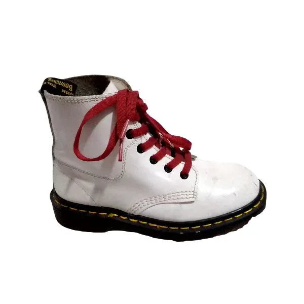 8165 White Leather | 4 UK - Preloved Docs