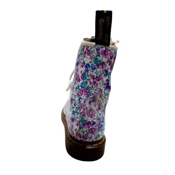 1460 Pascal Floral Boots with Multicolour Pattern | 7 UK - Preloved Docs