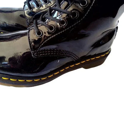 1460 W Black Patent Leather | 5 UK - Preloved Docs