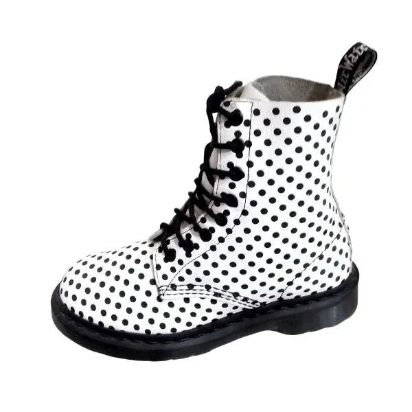 Pascal Polka Dot Leather | 4 UK - Preloved Docs