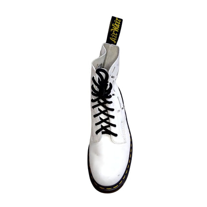 Limited Edition Aston White Cutout Boots | 7 UK