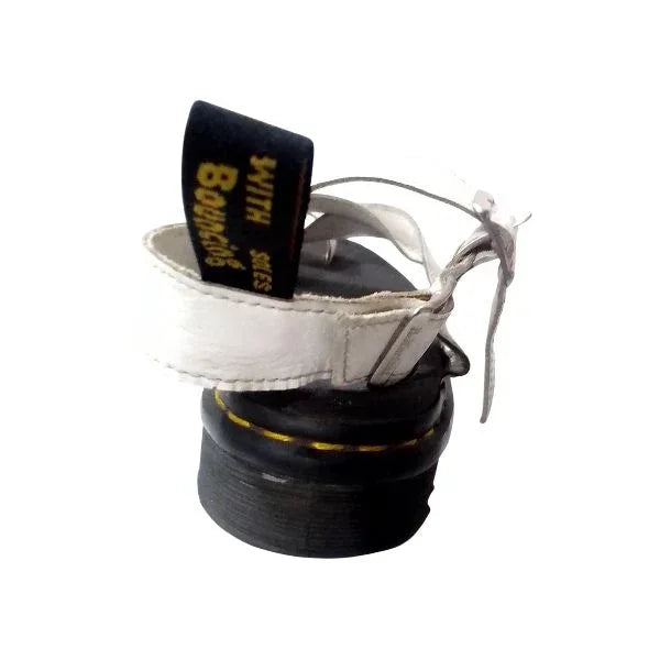 Avry White Leather Sandal | 6 UK - Preloved Docs