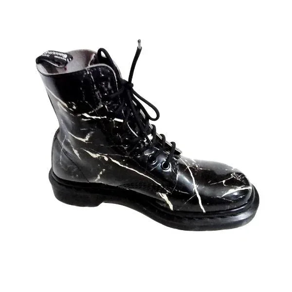 Pascal Marble Black White Patent Leather | 5 UK - Preloved Docs