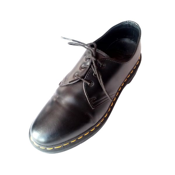 1461 Mono Black Leather Oxford Shoe | 7 UK