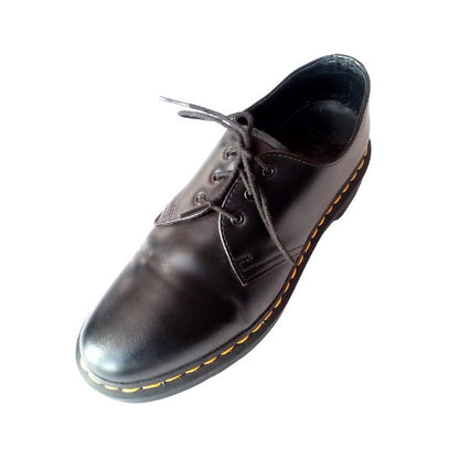 1461 Mono Black Leather Oxford Shoe | 7 UK