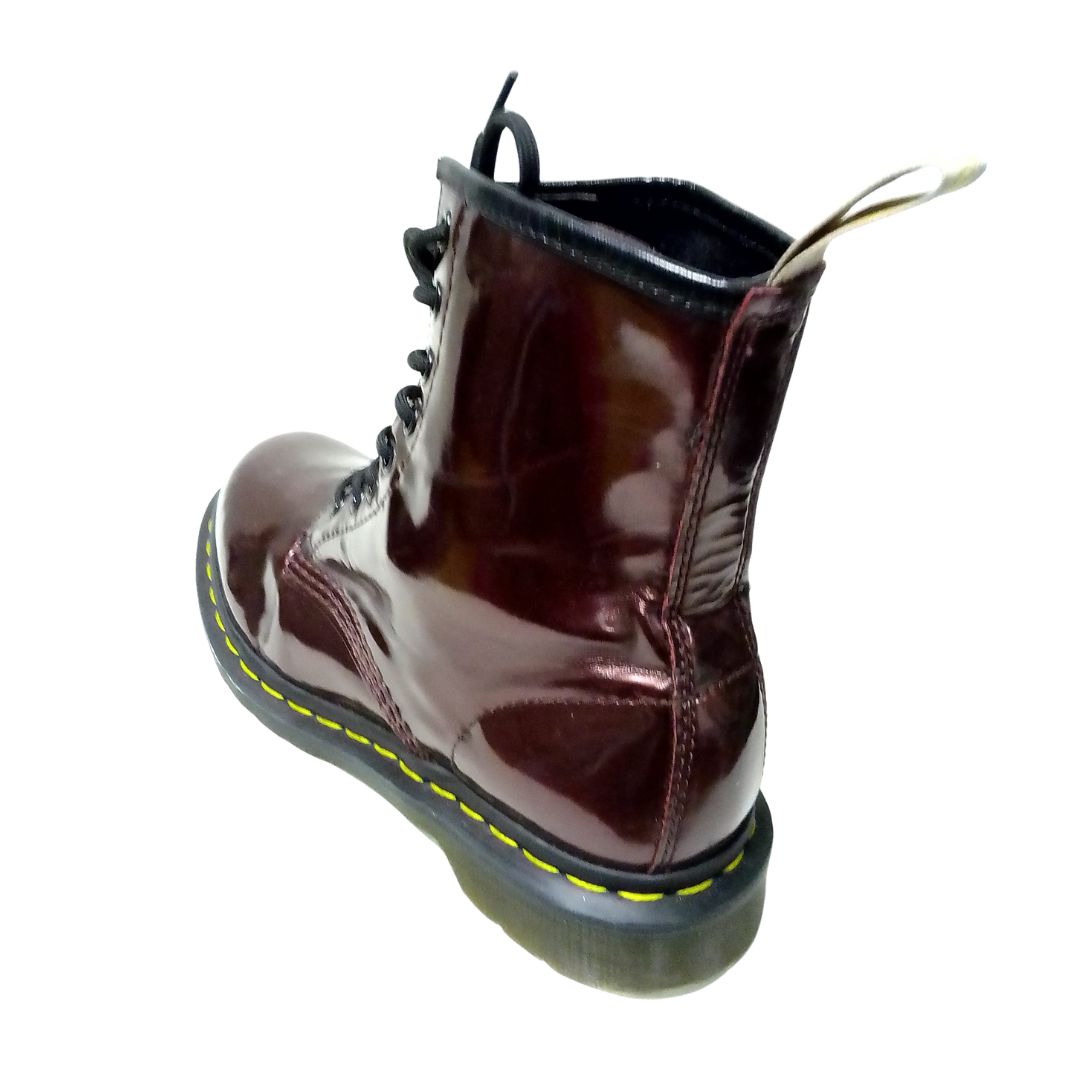 1460 Vegan Leather Boots in Oxblood | 5 UK