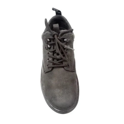 Reeder Milled Nubuck Leather Utility Black | 6 UK - Preloved Docs
