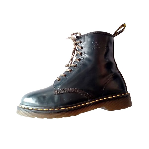 1460 Navy Smooth Leather | 8 UK