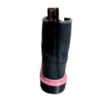 1460 W Navy and Pink Suede | 4 UK - Preloved Docs