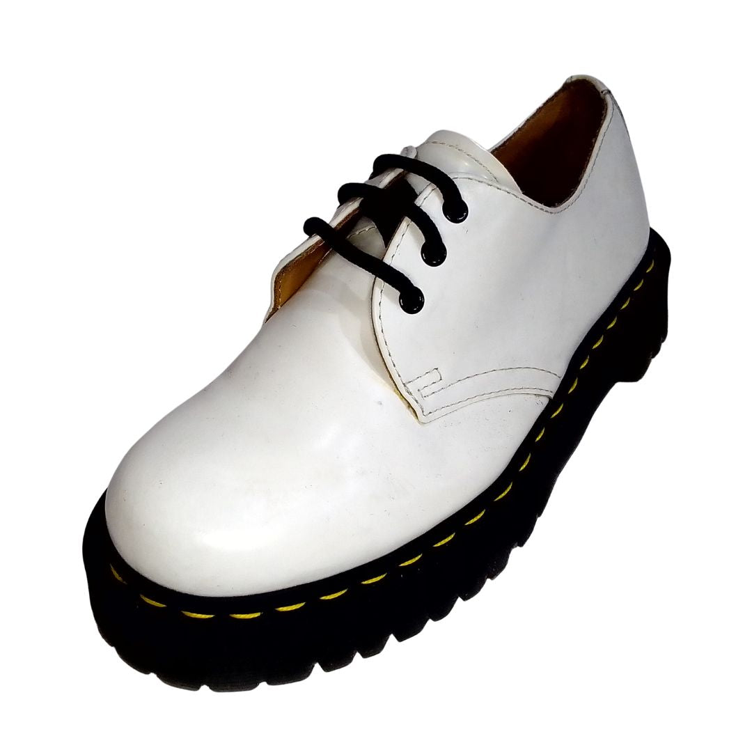 1461 Bex Smooth Leather Oxford Shoes White | 4 UK
