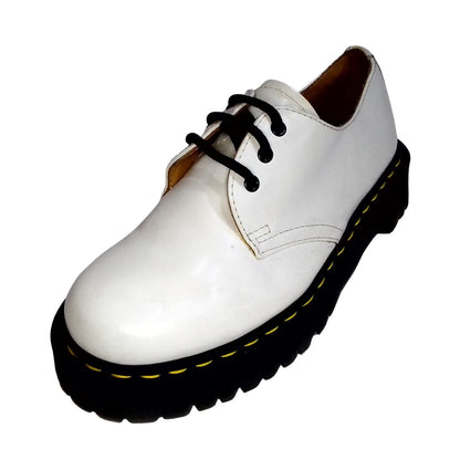 1461 Bex Smooth Leather Oxford Shoes White | 4 UK