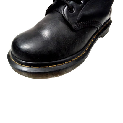 1460 Serena Black Leather Faux Fur Lining | 5 UK