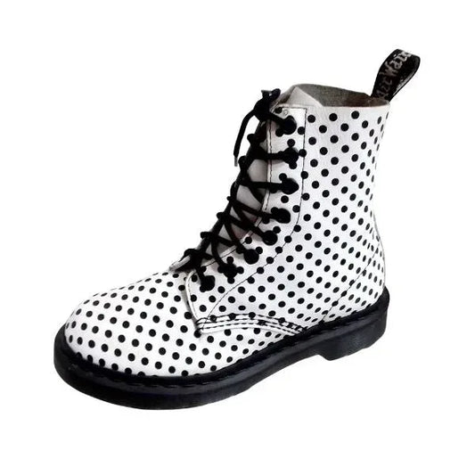 Pascal Polka Dot Leather | 4 UK - Preloved Docs