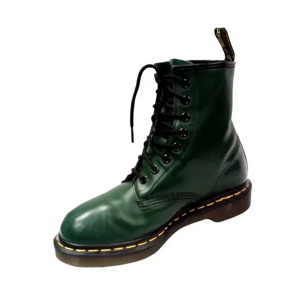 1460 Green Smooth Leather | 5 UK - Preloved Docs