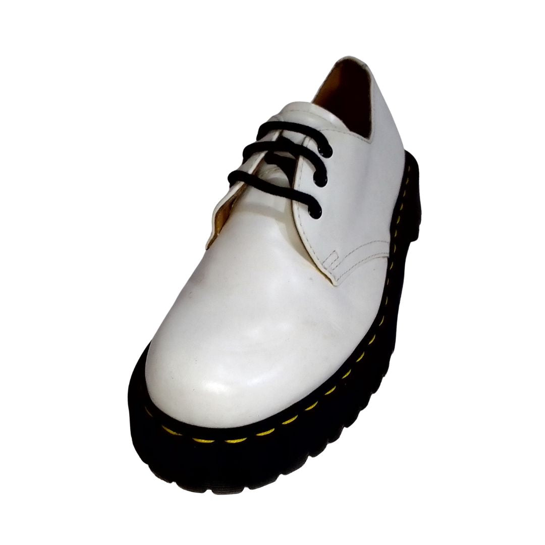 1461 Bex Smooth Leather Oxford Shoes White | 4 UK