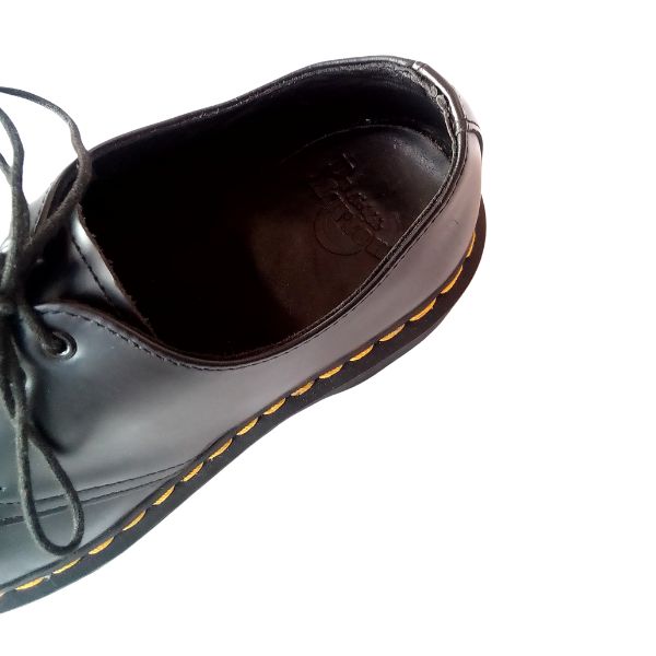 1461 Mono Black Leather Oxford Shoe | 7 UK