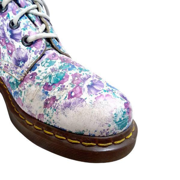 1460 Pascal Floral Boots with Multicolour Pattern | 7 UK - Preloved Docs