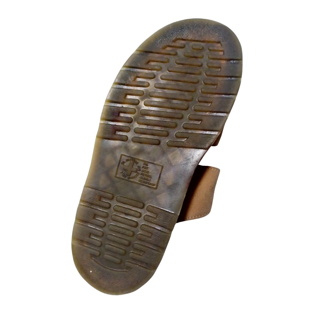 Josef Savannah Tan Nubuck Leather Buckle Slides | 7 UK