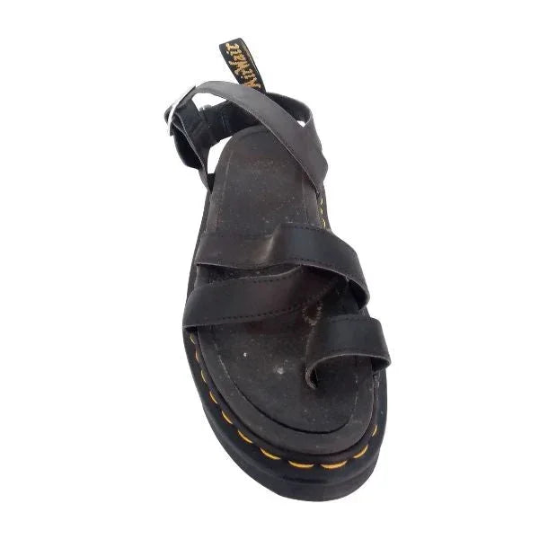 Avry Black Leather Sandal | 7 UK - Preloved Docs