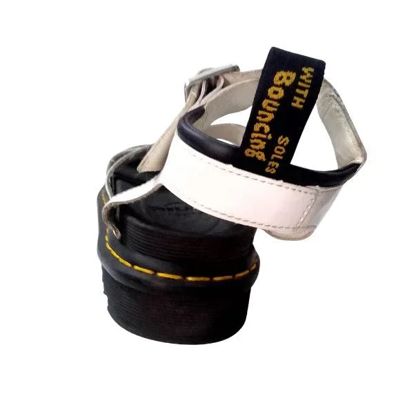 Blaire White Leather Sandal | 6 UK - Preloved Docs