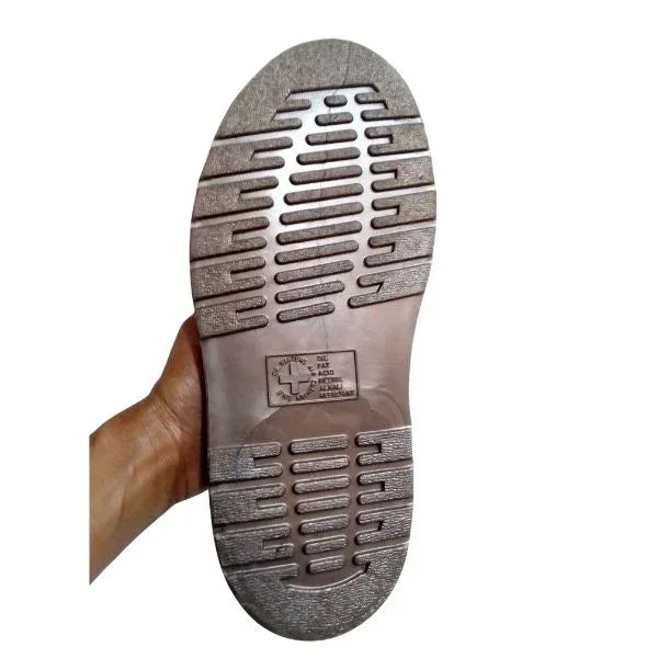 Clarissa Quad Sandal In Metallic Pewter Leather | 7 UK - Preloved Docs