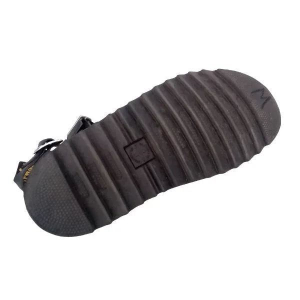 Avry Black Leather Sandal | 7 UK - Preloved Docs