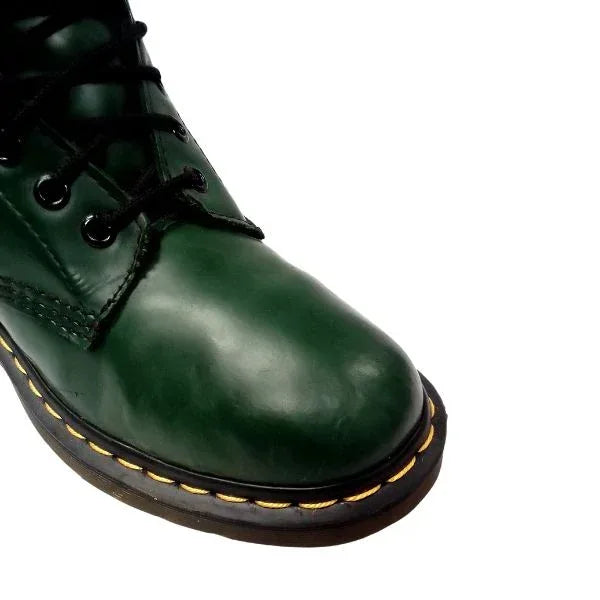 1460 Green Smooth Leather | 5 UK - Preloved Docs