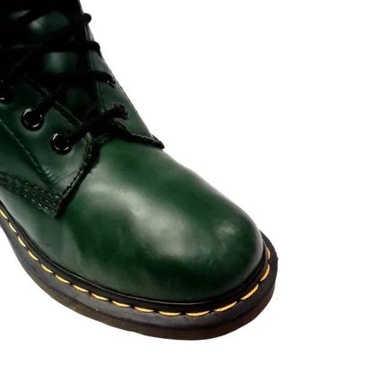 1460 Green Smooth Leather | 5 UK - Preloved Docs