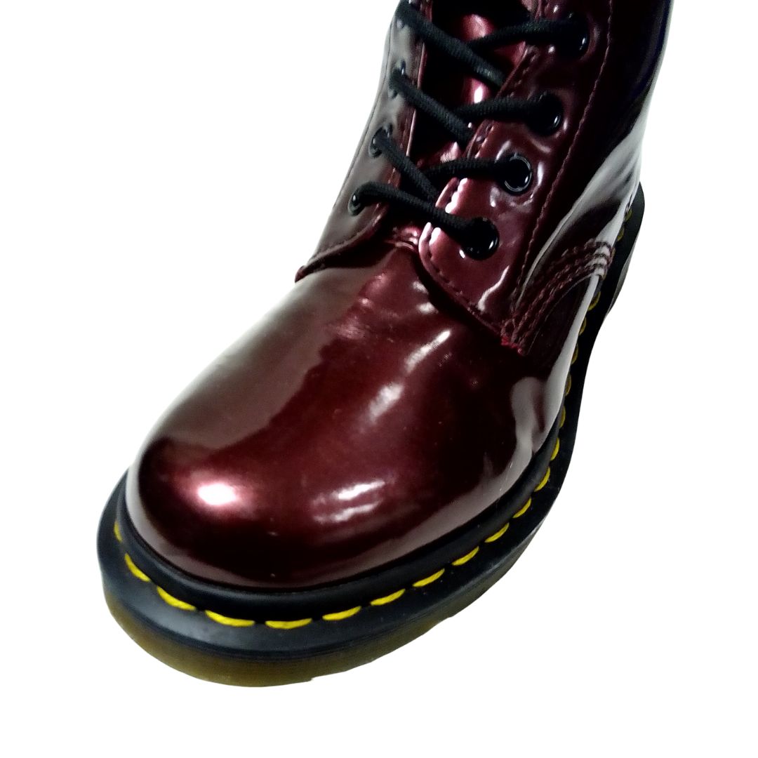 1460 Vegan Leather Boots in Oxblood | 5 UK