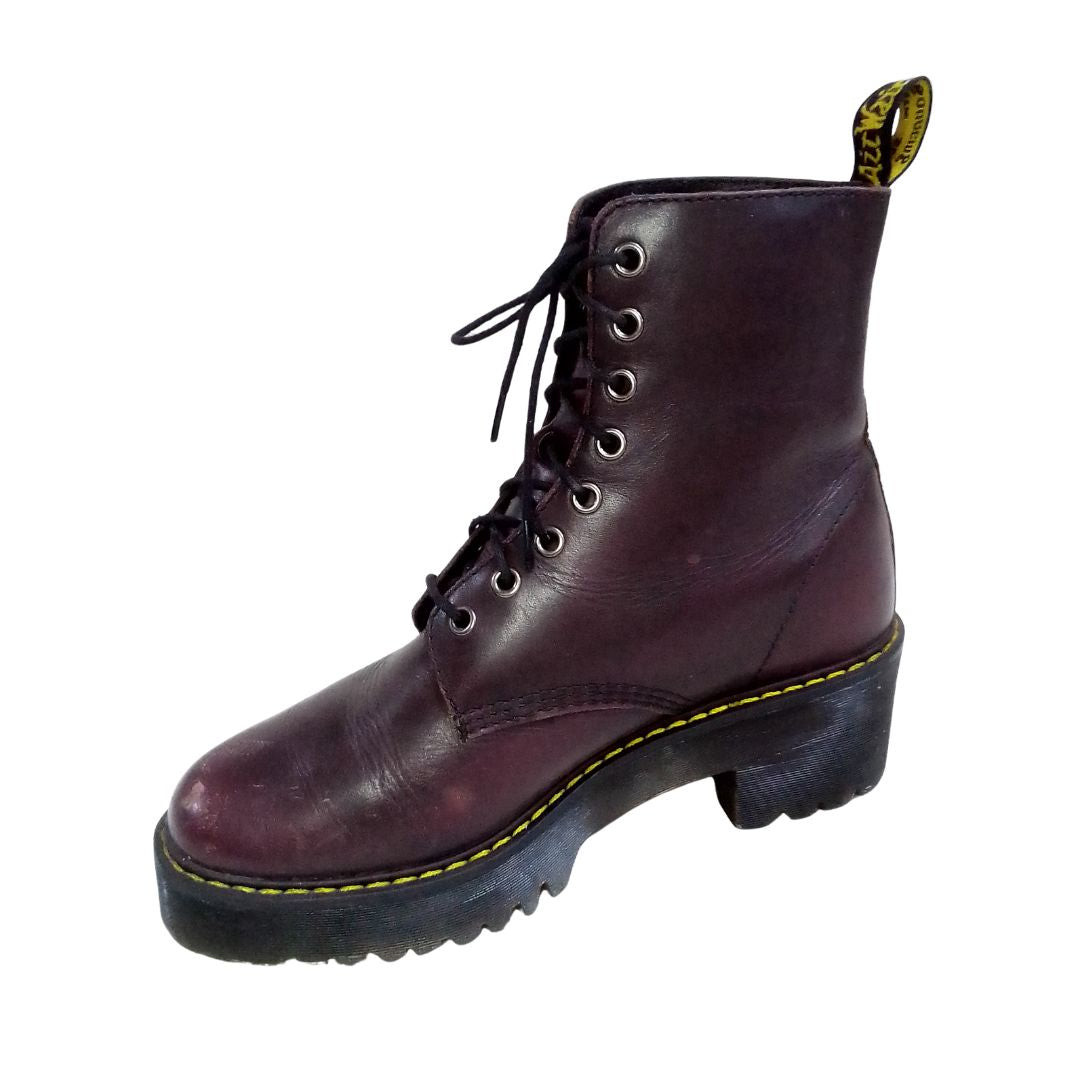 Shriver Hi Boots Burgundy Vintage Finish | 7 UK