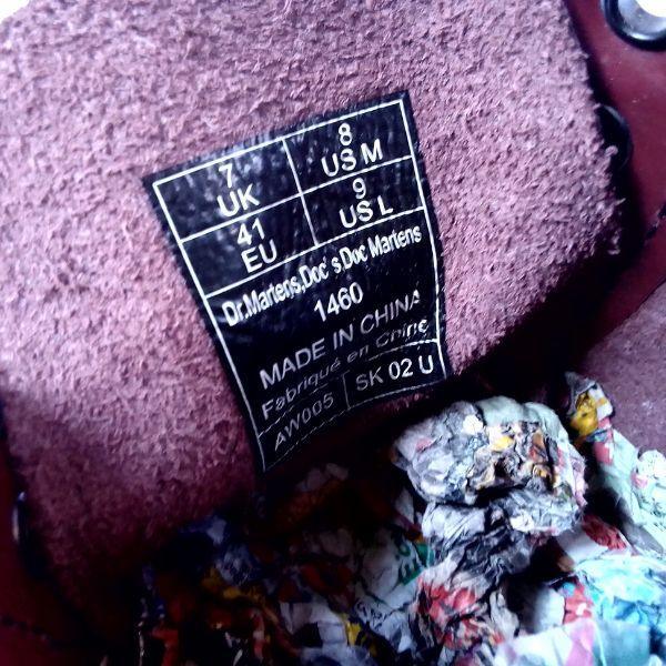 1460 Smooth Leather Cherry Red | 7 UK - Preloved Docs